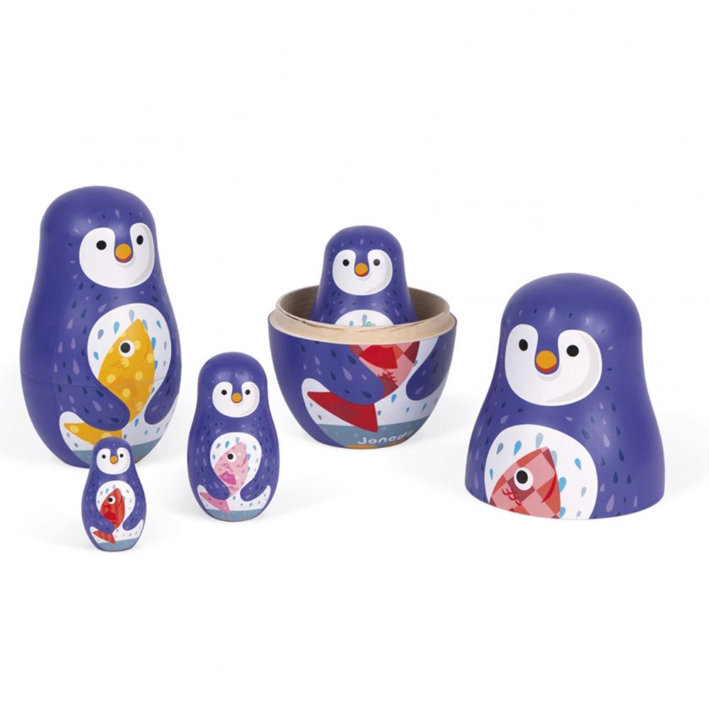 Дървени матрьошки, Пингвини
