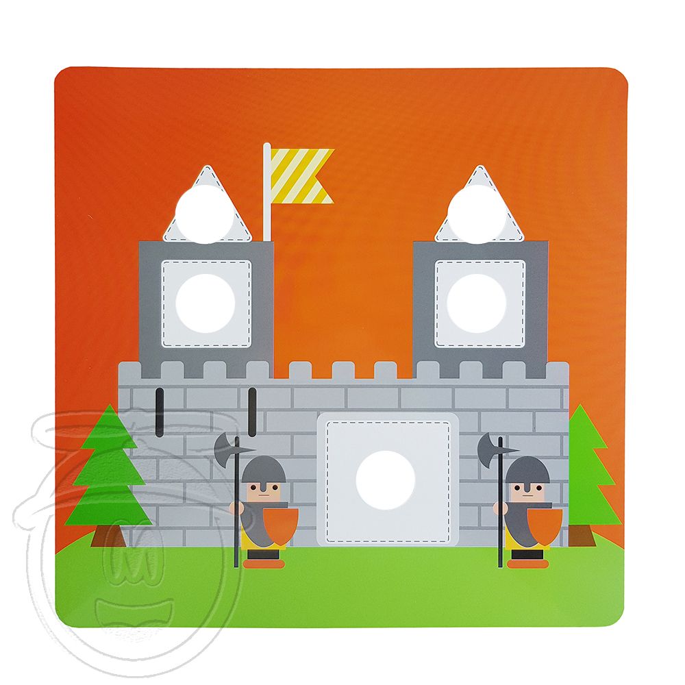 Бебешка мозайка, Цветове и форми