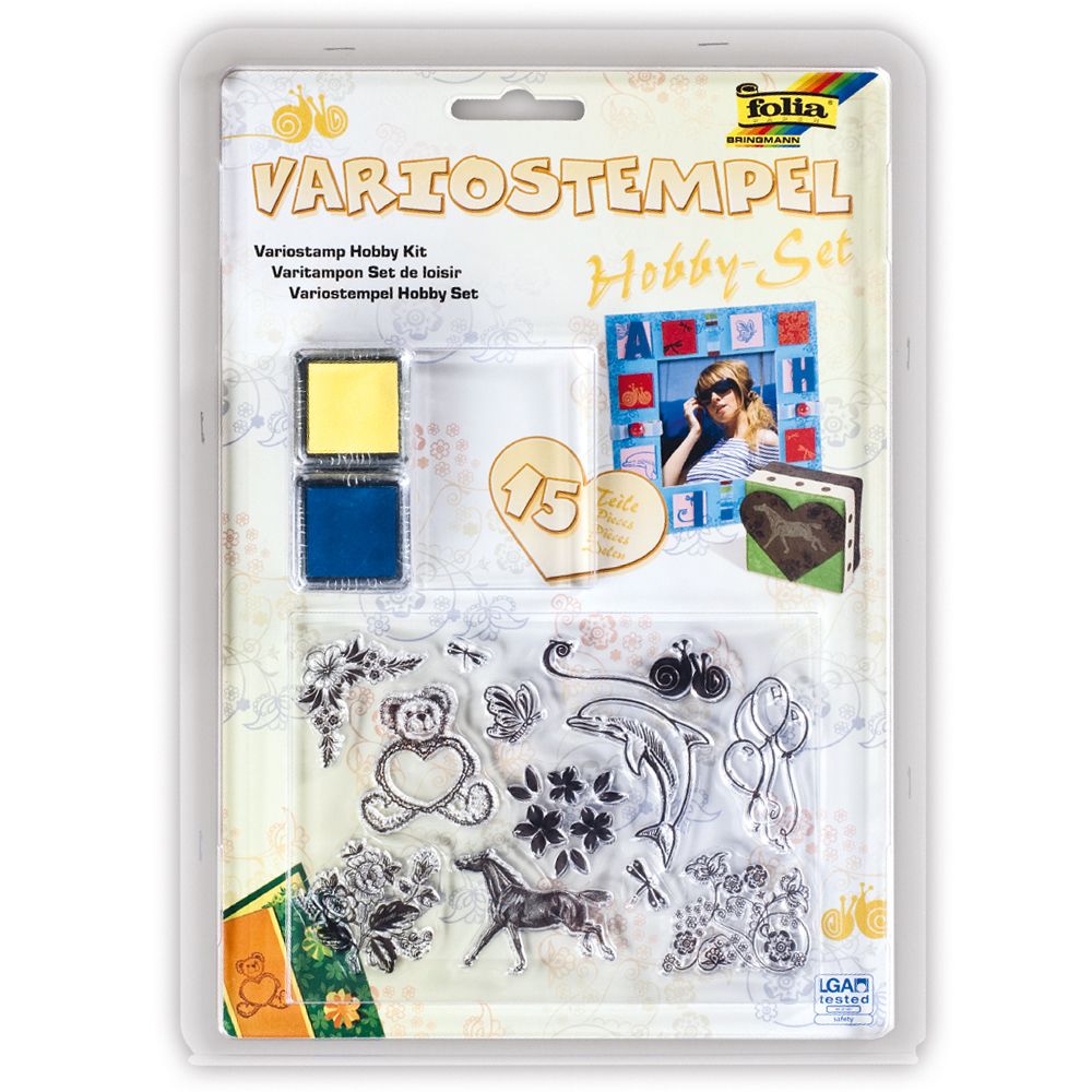 Folia Bringmann, Комплект силиконови дизайнерски печати, 15 части