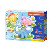 Бебета динозаври, пъзел с 4, 5, 6 и 7 части