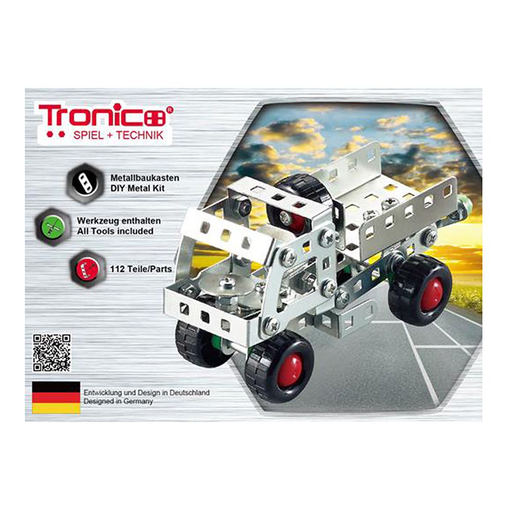 Silver Serie, Метален конструктор, Камион, 112 части, Tronico