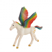Фигурка за игра и колекциониране, Бебе Пегас с цветна грива