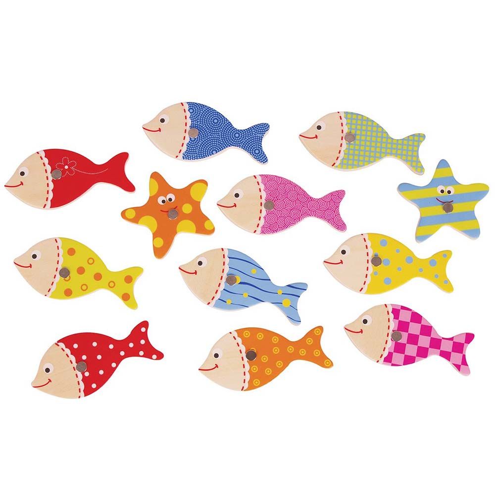 Дървен магнитен риболов