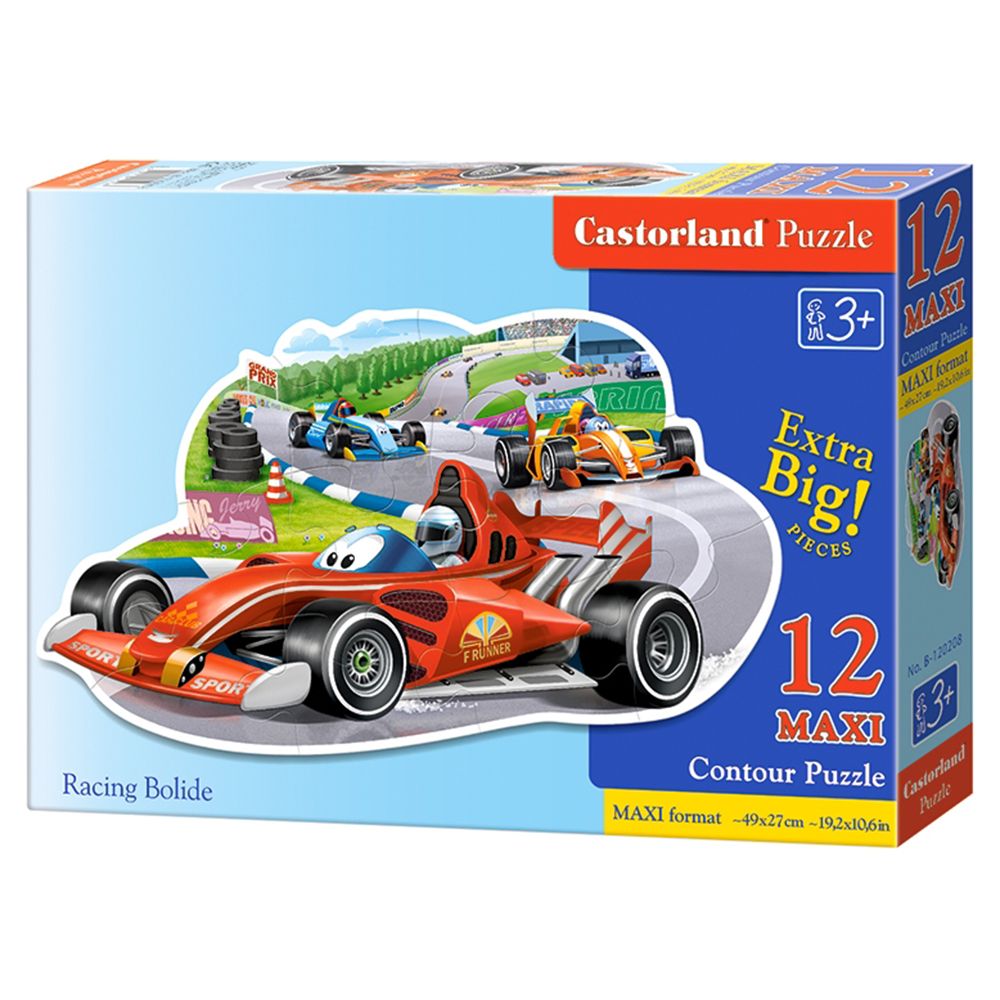 MAXI, Състезателен болид, пъзел 12 части, Castorland