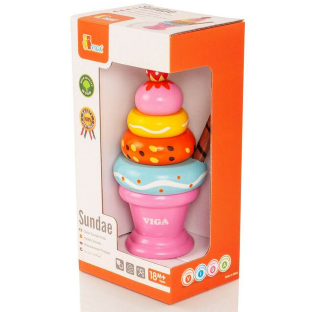 Дървена низанка-мелба