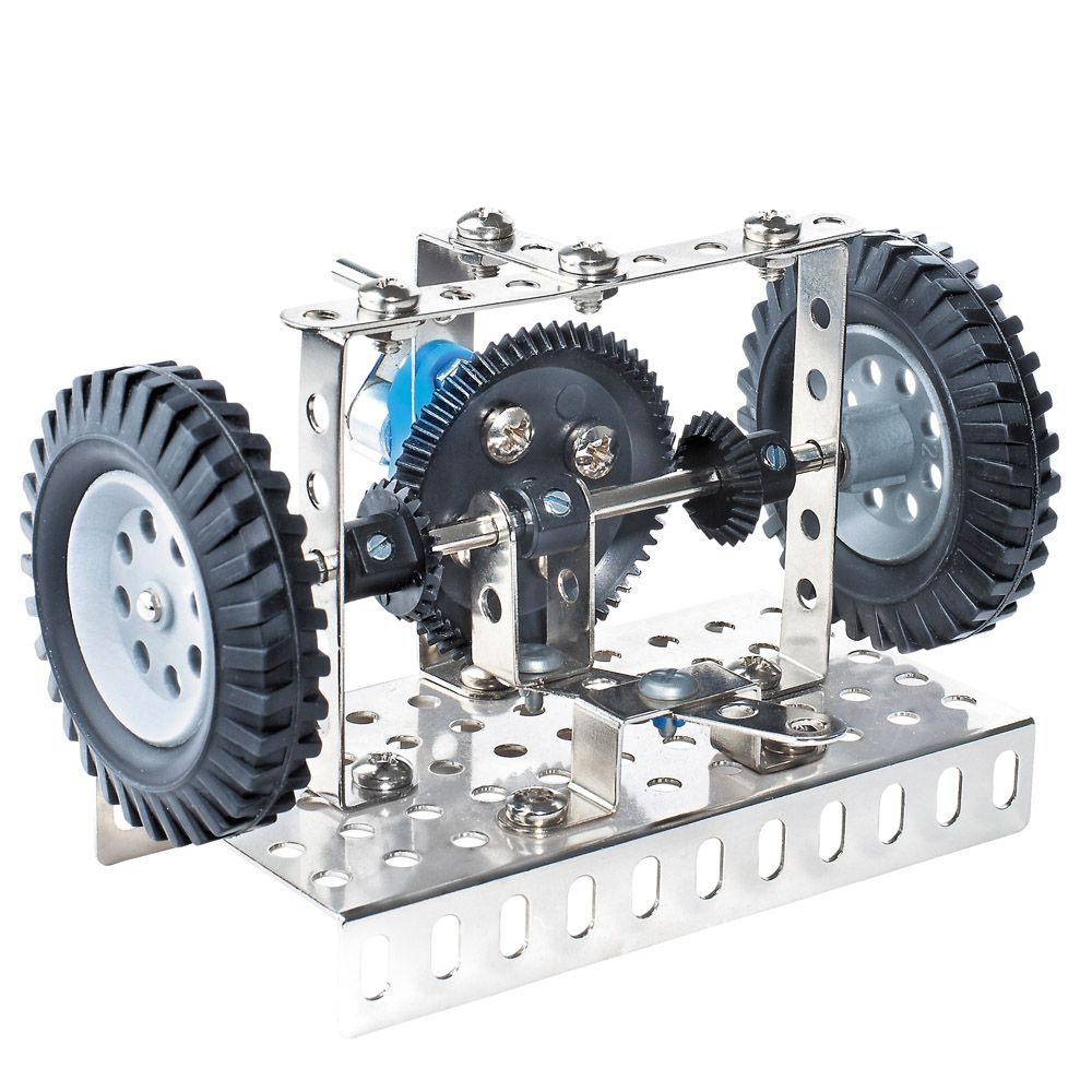 Метален конструктор, Устройства със зъбни колела - 6 модела, 250 части