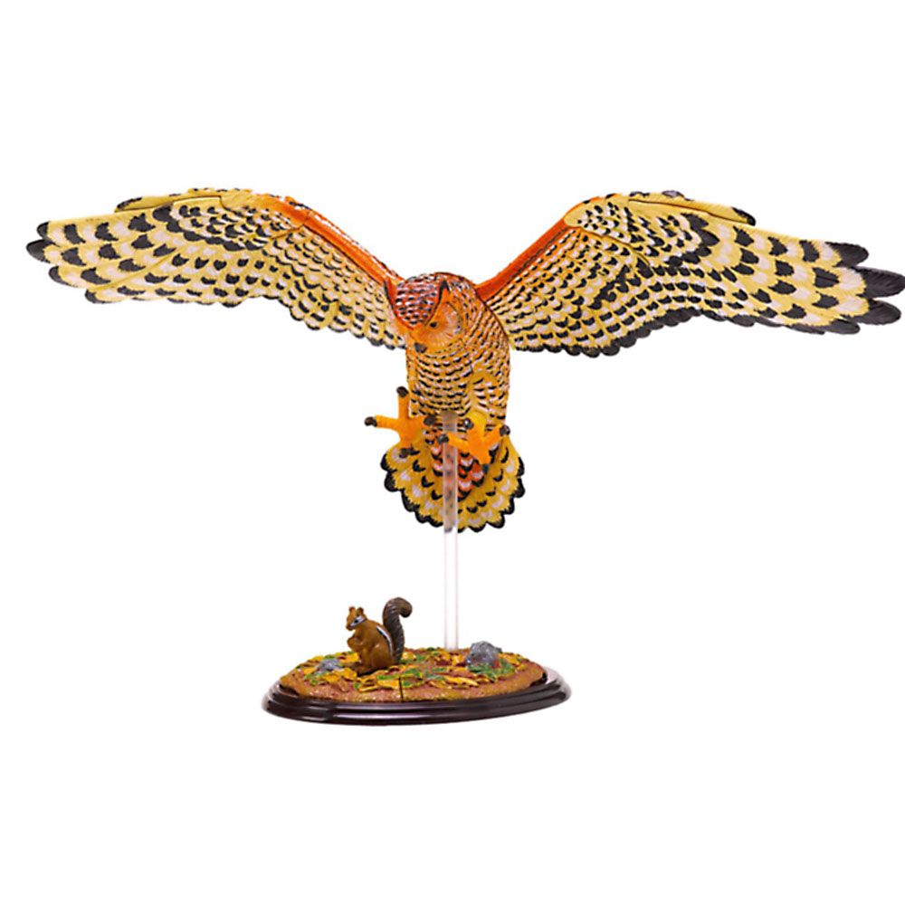 3D пъзел, диорама, Бухал, 33 части