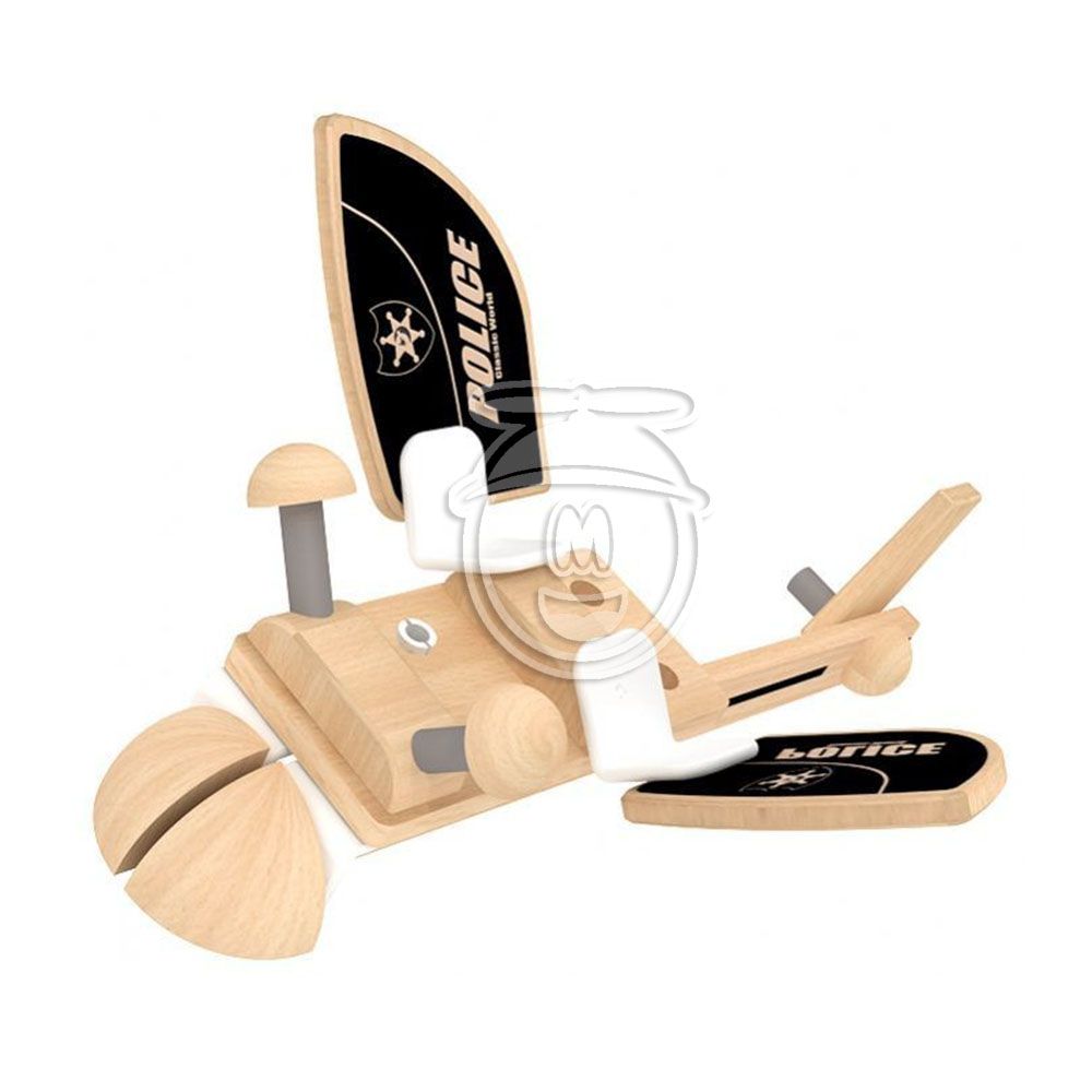 Дървен конструктор, Полицейски хеликоптер