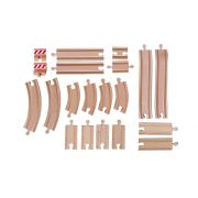 Комплект дървени релси