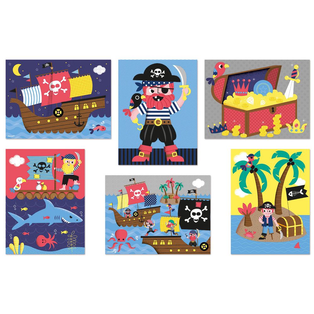 Картонени кубчета, Пирати