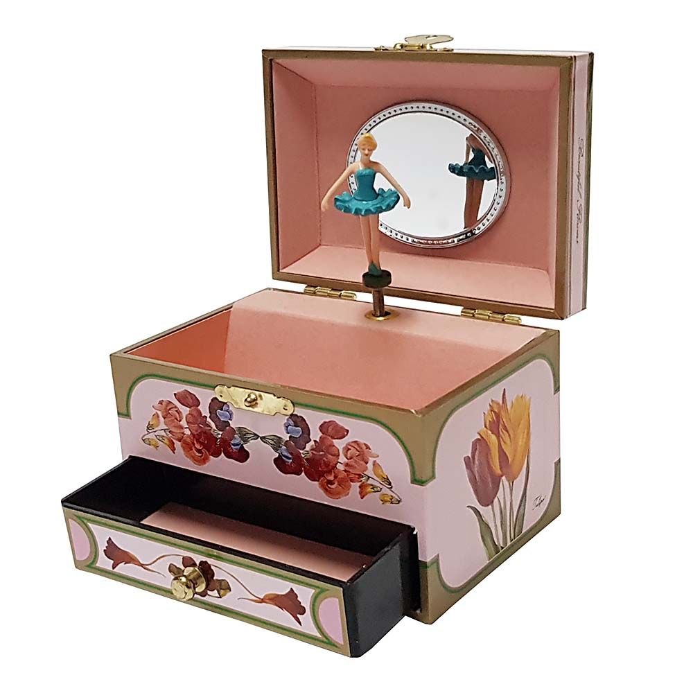 Trousselier, Музикална кутия Цветя, розова