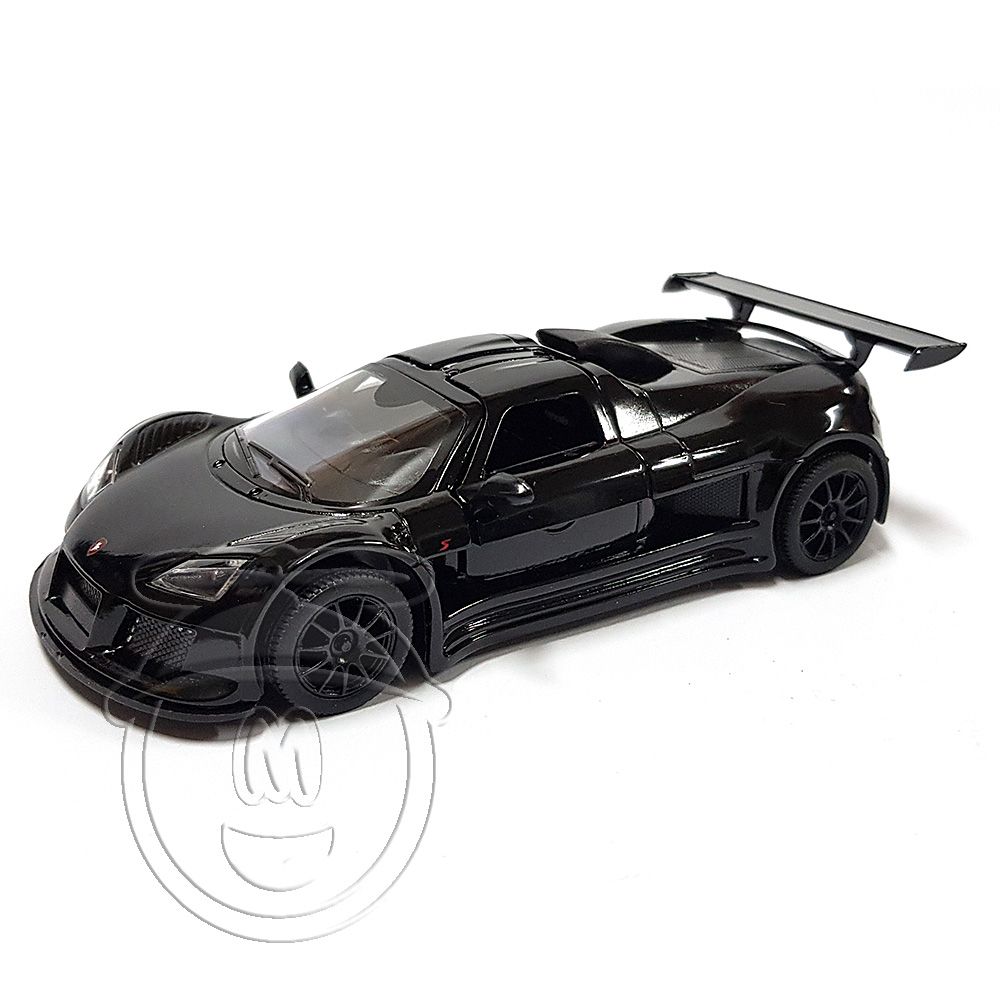 KiNSMART, Метална кола, Gumpert Apollo Sport, 2010, черна