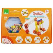 Дървен конструктор с болтове и гайки