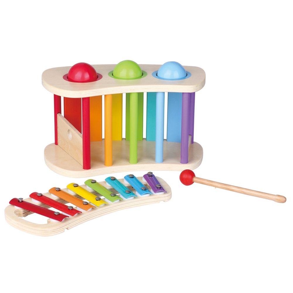 Бебешки ксилофон с чукче и топки