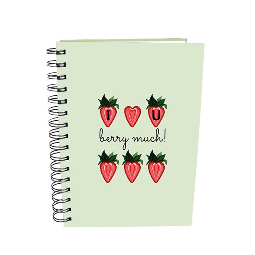 Тетрадка със спирала и дебела подвързия, А5, 100 листа