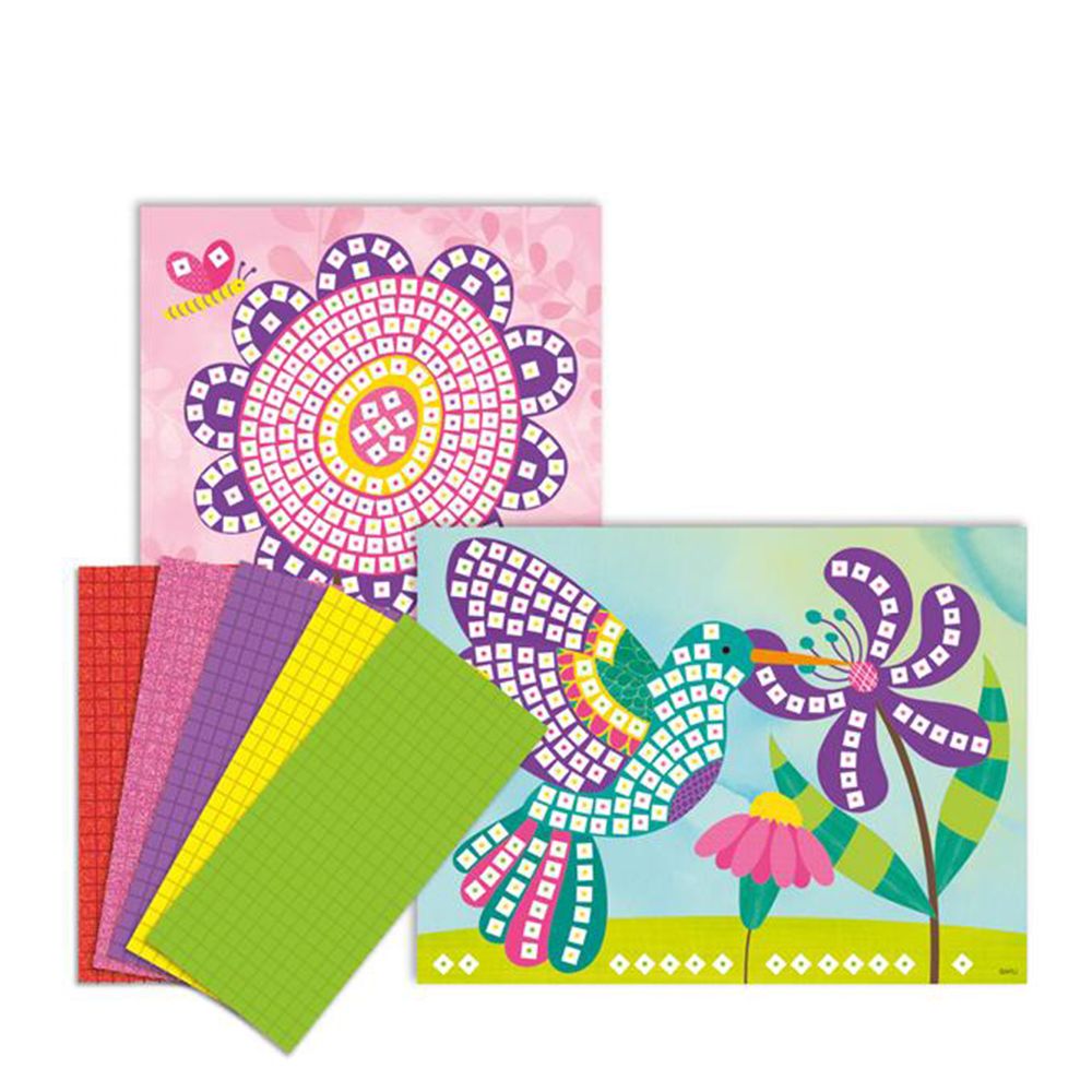 Мозайка с меки елементи, 2 картини, Пролет