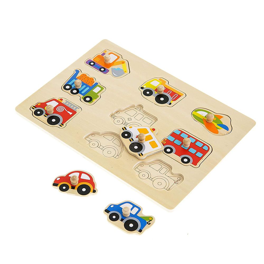 Дървен пъзел с дръжки, Превозни средства