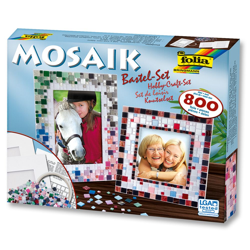 Folia Bringmann, Направи две рамки за снимки с класическа керамична мозайка