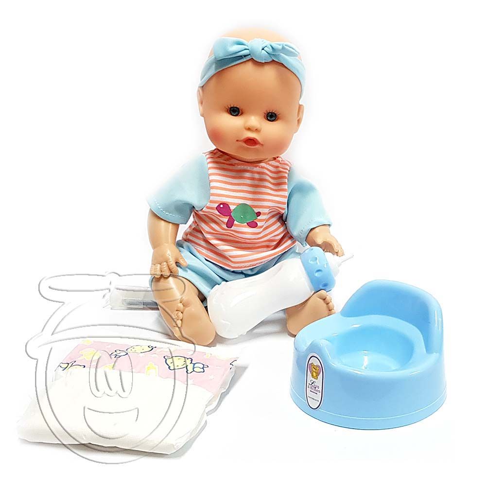 Моето пишкащо бебе Биби, на български език синя