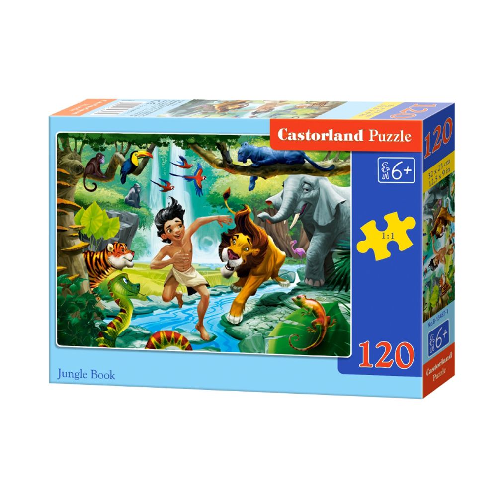 Castorland, Книга за джунглата, пъзел 120 части
