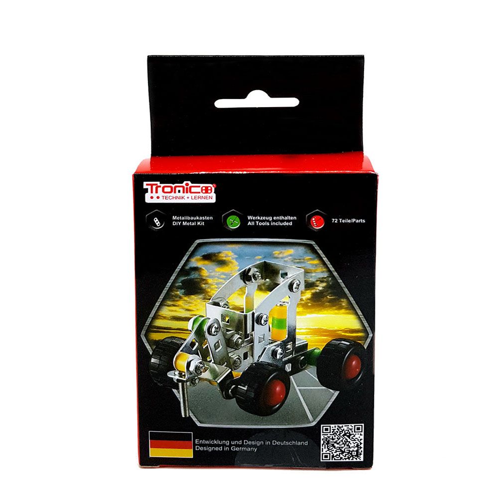 Silver Serie, Метален конструктор, Багер, 72 части, Tronico