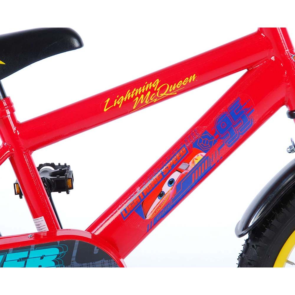 Детски велосипед, Disney Cars 3, с помощни колела, 16 инча