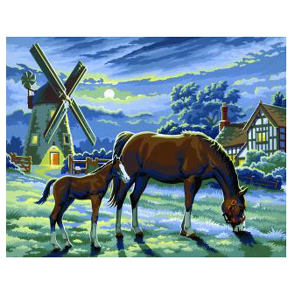 KSG crafts, Рисуване по номера, Вечерна паша, голям размер