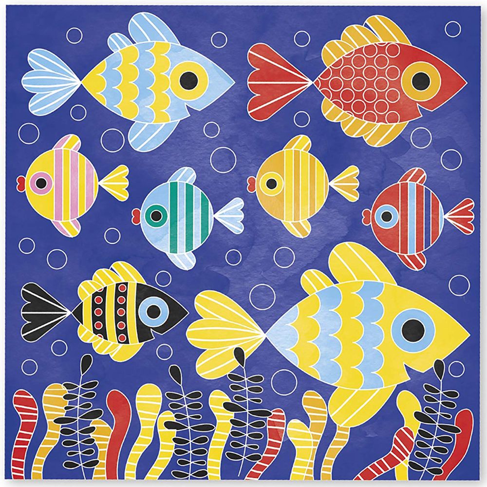 Мини картини за оцветяване, Морски животни