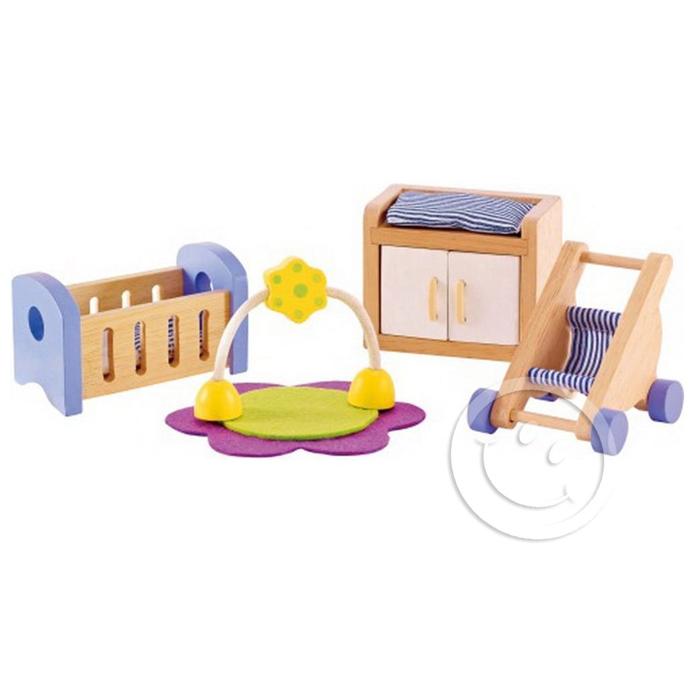Hape, Мебели за къща за кукли, Обзавеждане за бебешка стая