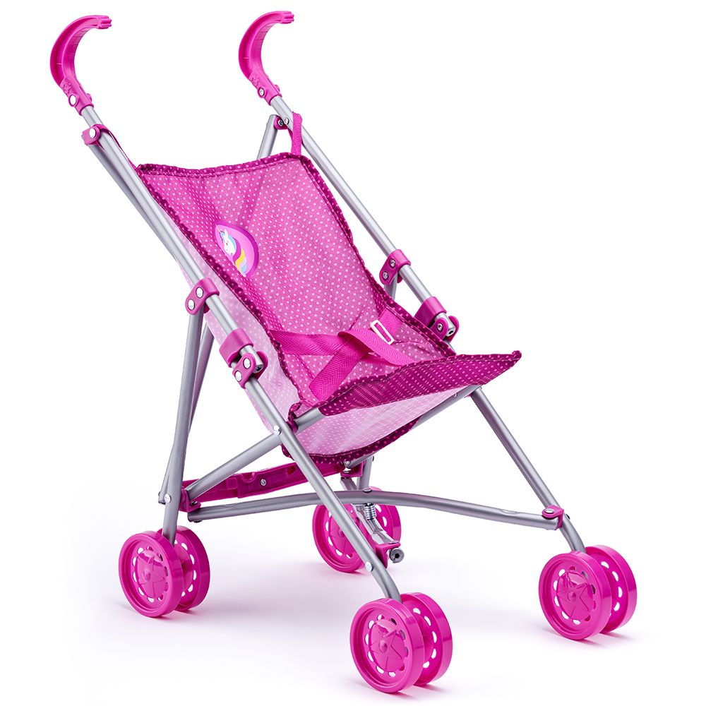 Woodyland, Детска количка за кукли, сгъваема, Еднорог