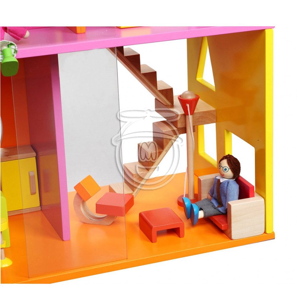 Classic worls  Дървена модерна къща за кукли