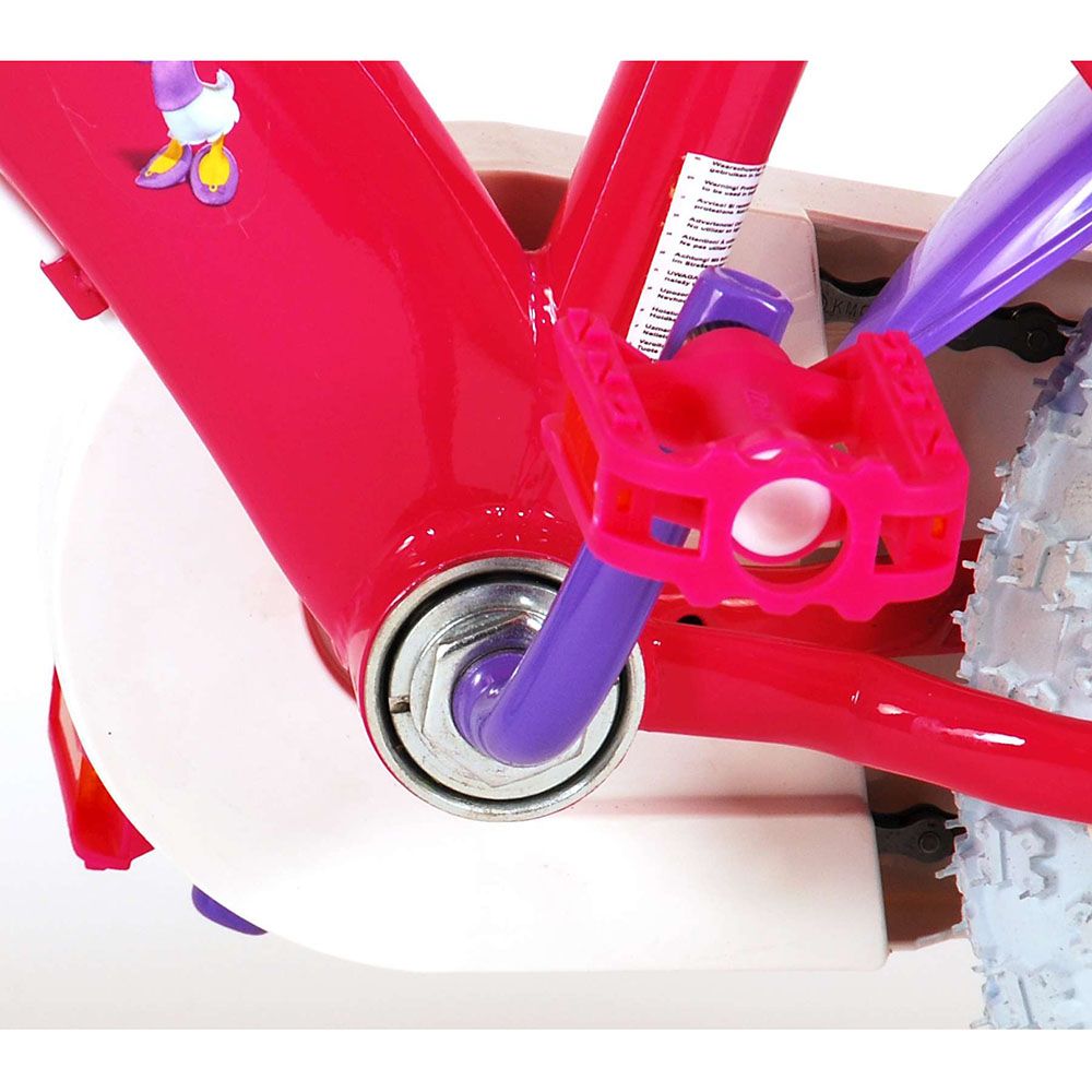 Детски велосипед с помощни колела Disney Minnie, 12 инча