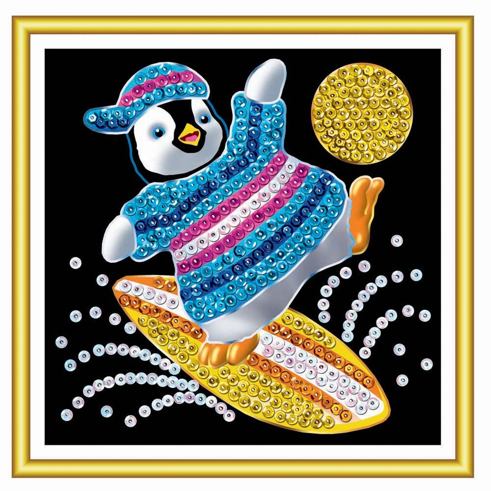 Изкуство с пайети за 60 минути, Пингвин