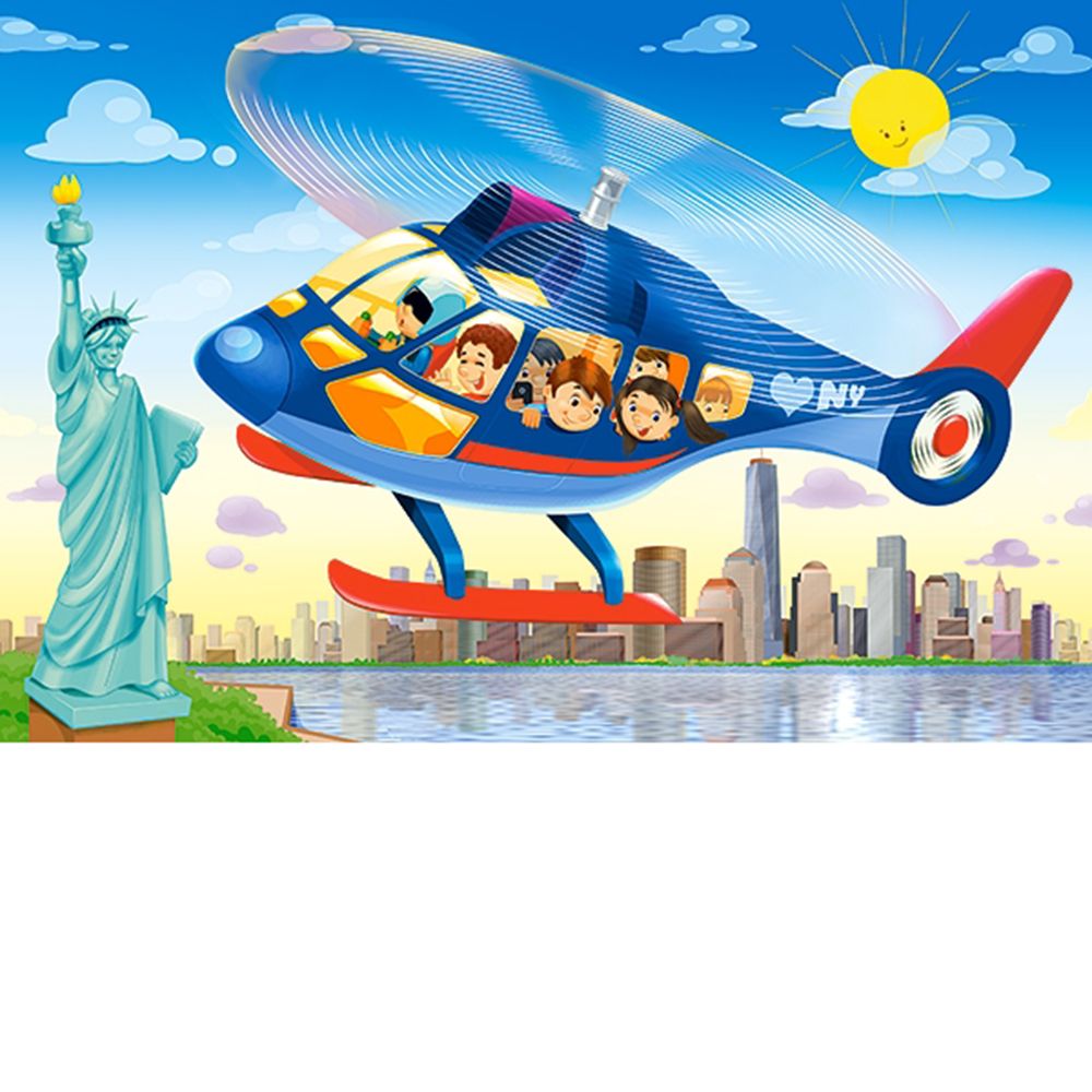 Пътуване по света, пъзел с 8, 12, 15 и 20 елемента