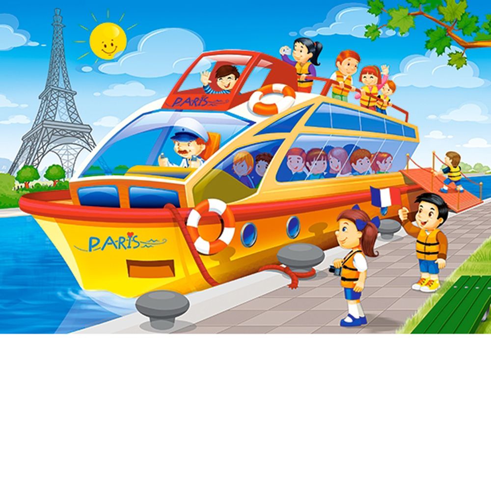 Пътуване по света, пъзел с 8, 12, 15 и 20 елемента