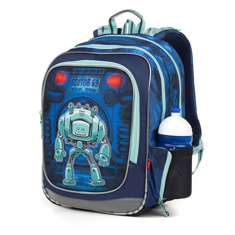 Анатомична ученическа раница, Син робот