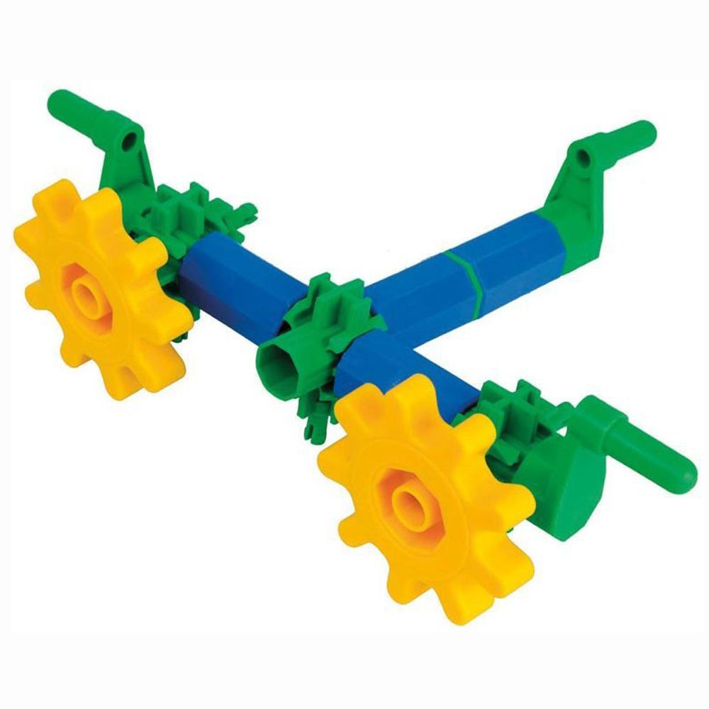 korbo, Пластмасов конструктор Колело, със зъбни колела, 18 части