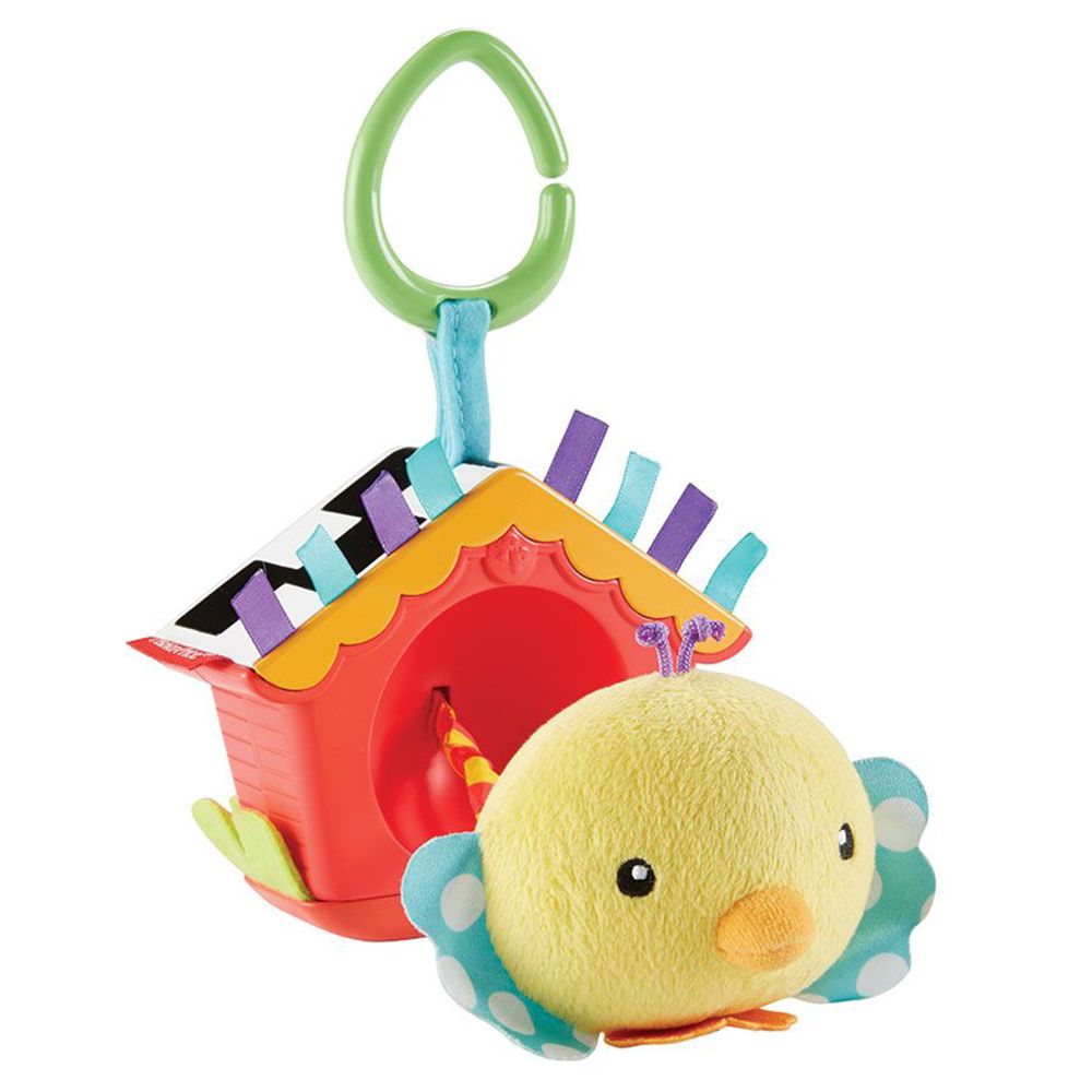 Бебешка вибрираща играчка, Къщичка с пиленце