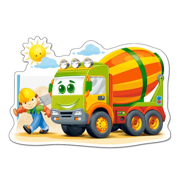 Бетоновоз, пъзел 12 части