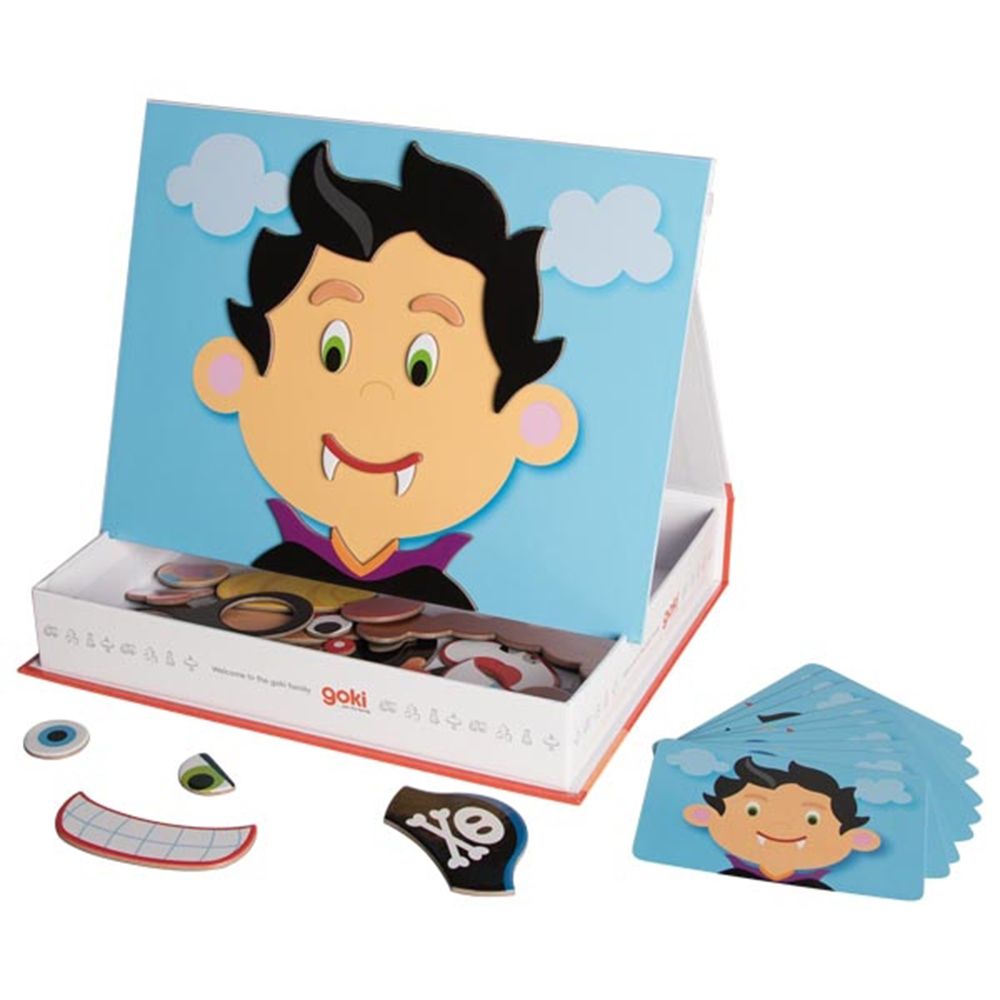 Goki, Магнитна образователна игра, Забавни момчешки лица