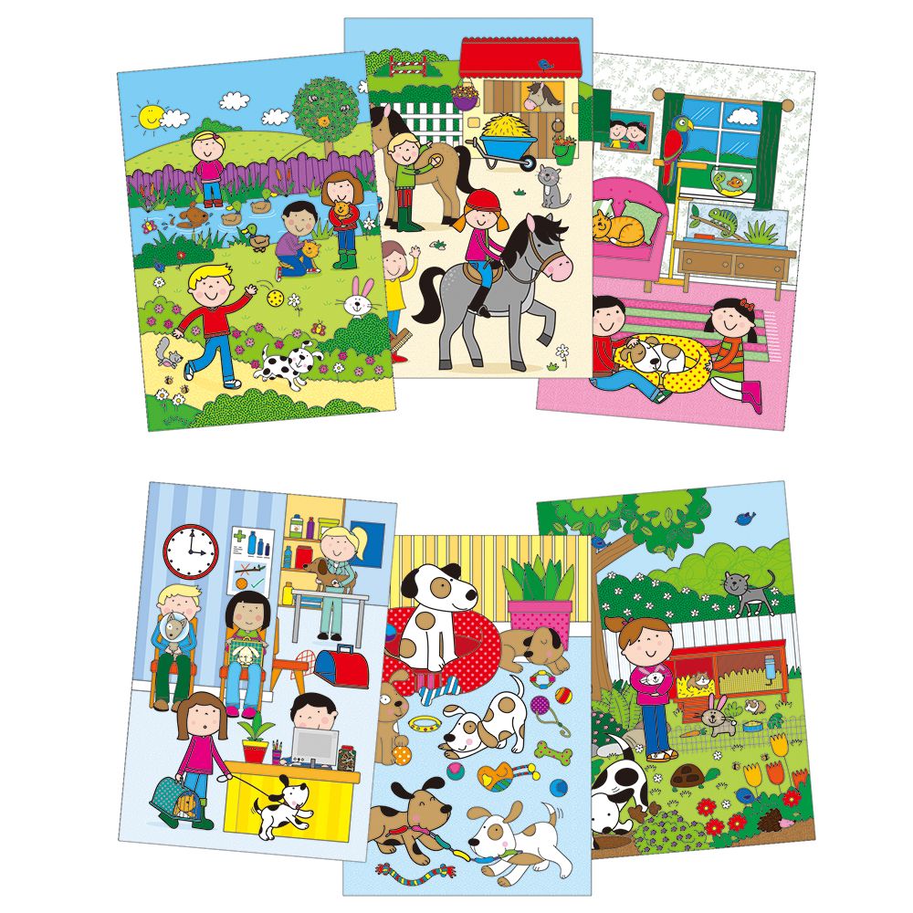 Рисувай с вода, Домашни любимци