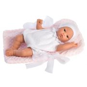 Кукла бебе Коке с одеяло на розови точки