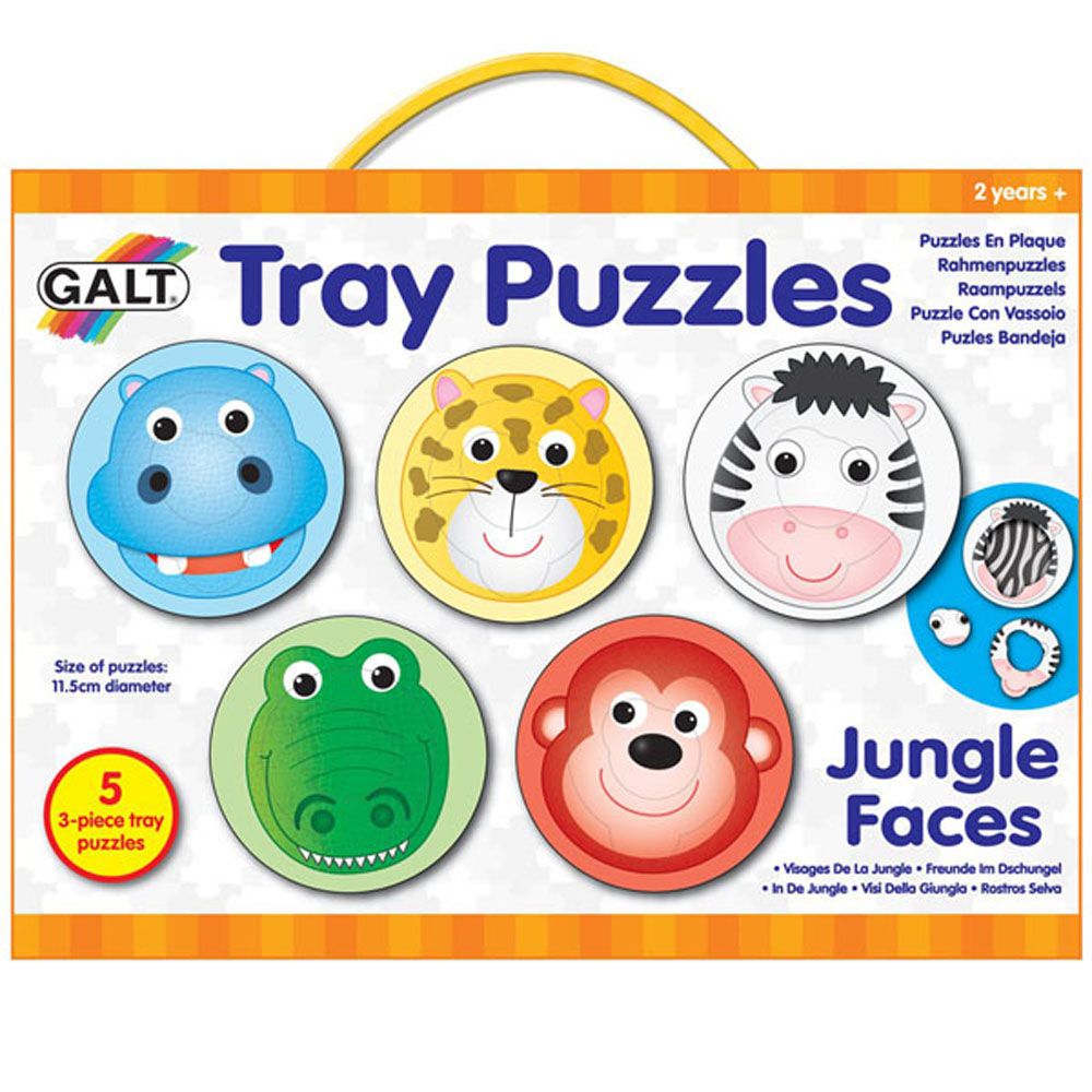 Galt Toys, Кръгли пъзели, Джунгла