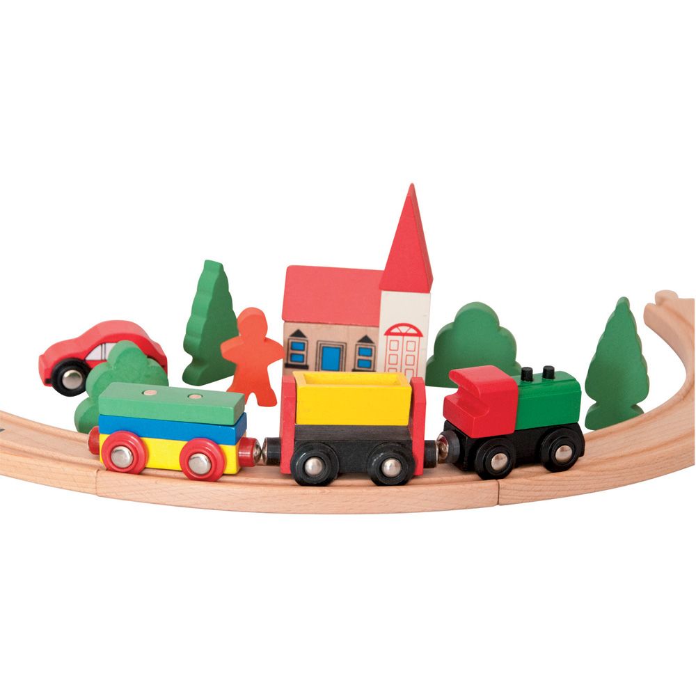 Дървени Релси обли, дълги