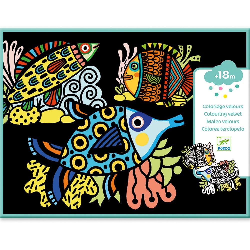 Картини за оцветяване, В океана