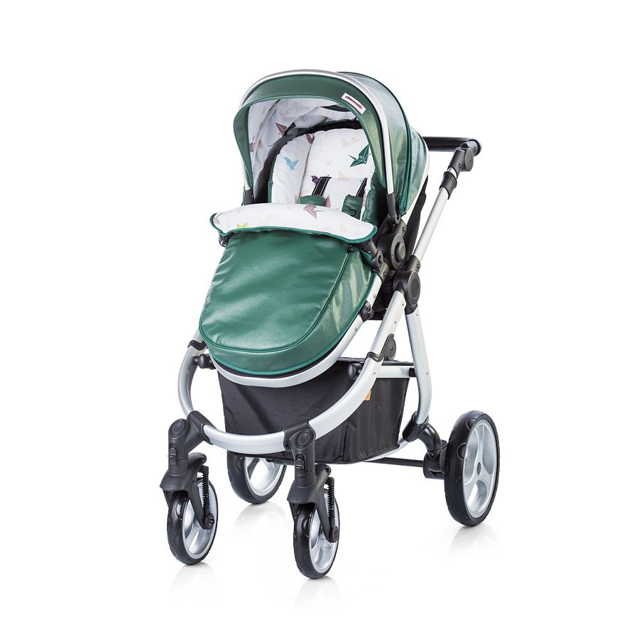 Комбинирана количка Нина 2 в 1 зелена,
