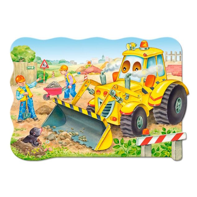 Булдозер, пъзел 20 части