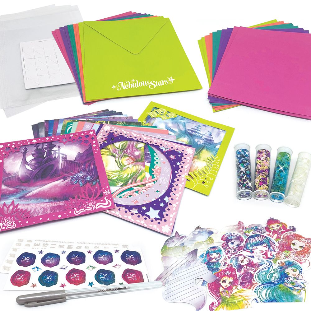 Комплект за изработка на блестящи картички, Небулия