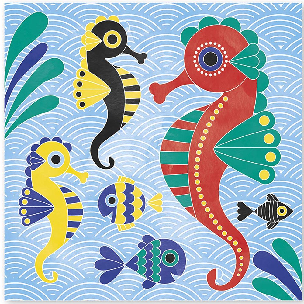 Мини картини за оцветяване, Морски животни