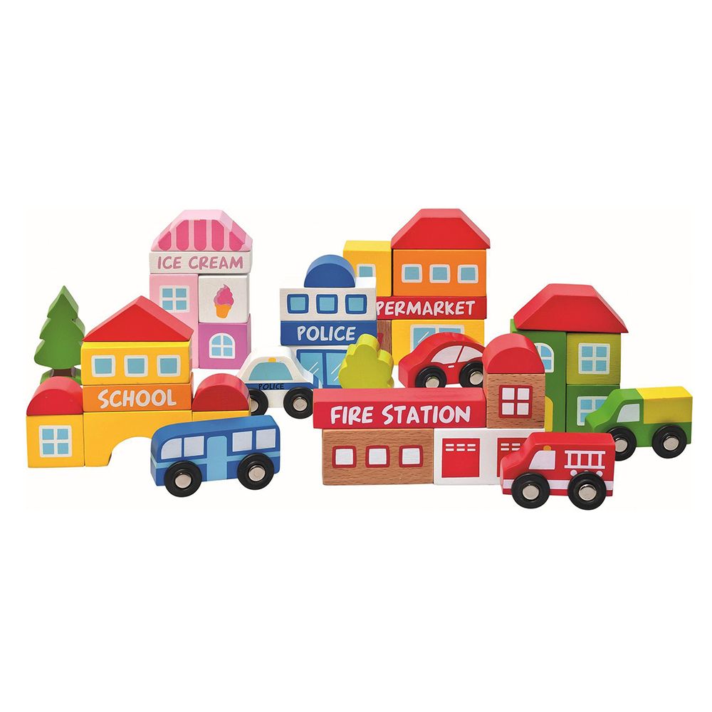 Woodyland, Дървен конструктор - град